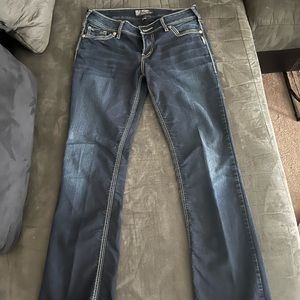 Silver bootcut jeans